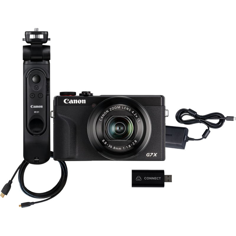 Canon PowerShot G7 X Mark III kompaktes Livestreaming-Kit, Produkt-Kit