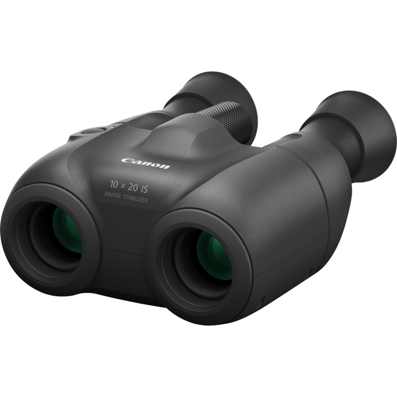 Canon 10x20 IS Fernglas Produkt Vorderansicht von links oben