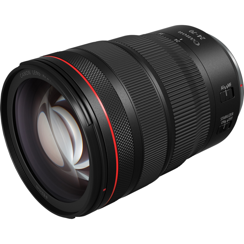 Canon RF 24-70mm F2.8L IS USM Objektiv Produkt Diagonale Ansicht