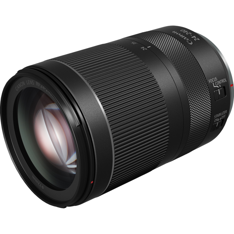 Canon RF 24-240mm F4-6.3 IS USM Objektiv Produkt Diagonale Ansicht