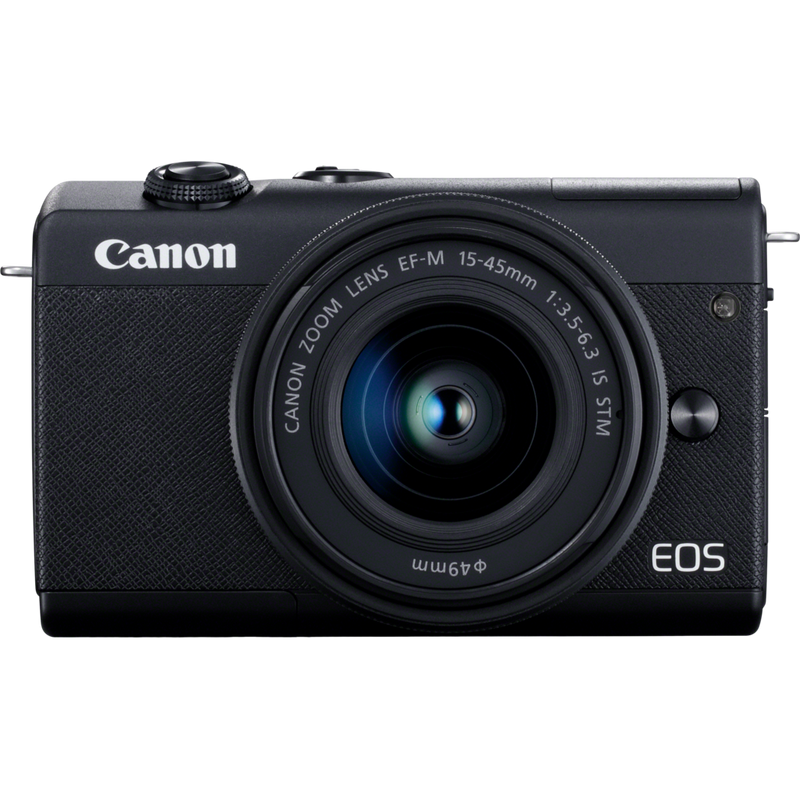 Canon EOS M200 für Wechselobjektive im Live-Streaming-Kit Produkt Vorderansicht