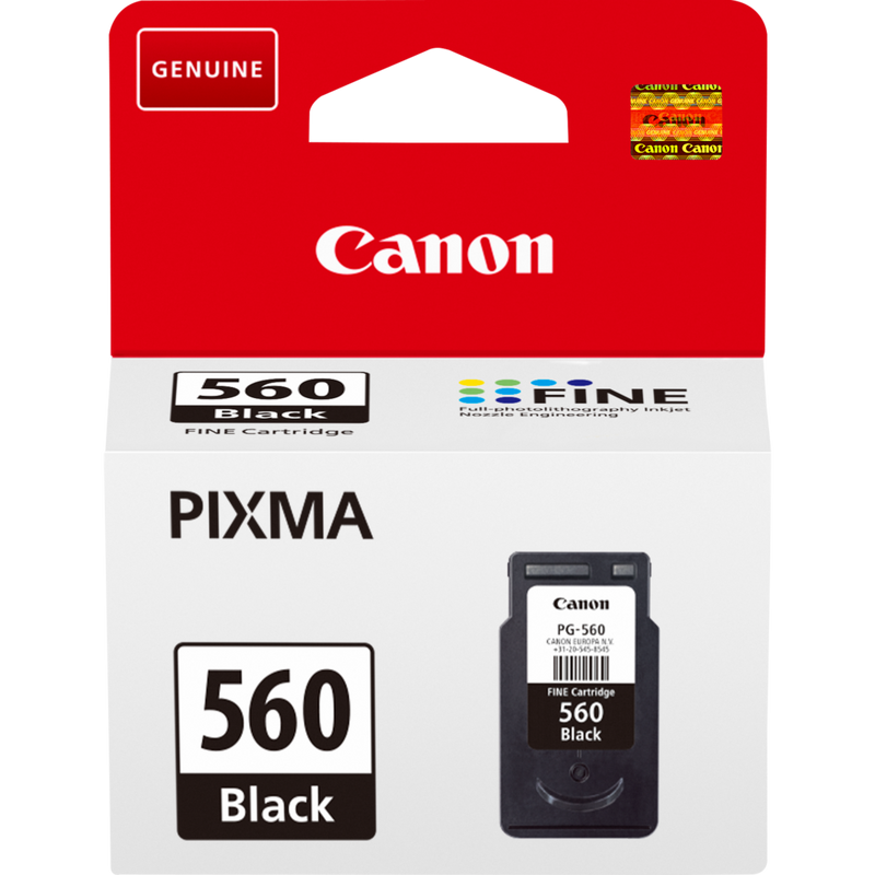 Canon PG-560 Tinte Schwarz Produkt Vorderansicht