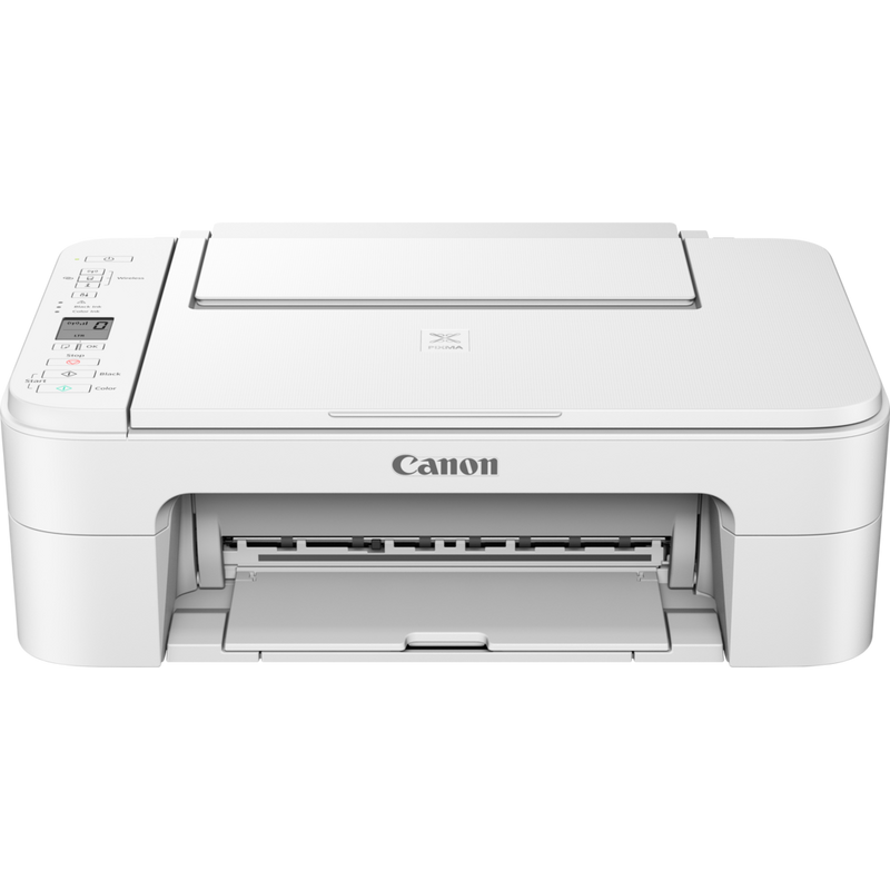 Canon PIXMA TS3351 Tintenstrahl-Multifunktionssystem, Weiß Produkt Vorderansicht