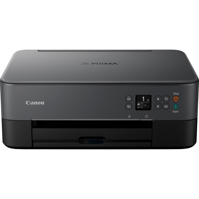 Canon PIXMA TS5350 Tintenstrahl-Multifunktionssystem, Schwarz Produkt Vorderansicht
