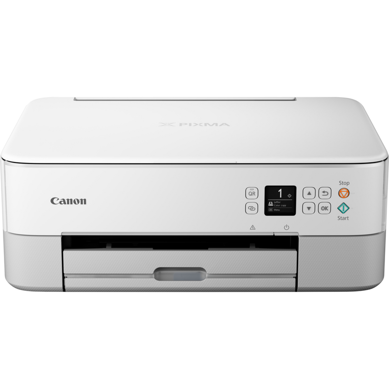 Canon PIXMA TS5351 Tintenstrahl-Multifunktionssystem, Weiß Produkt Vorderansicht