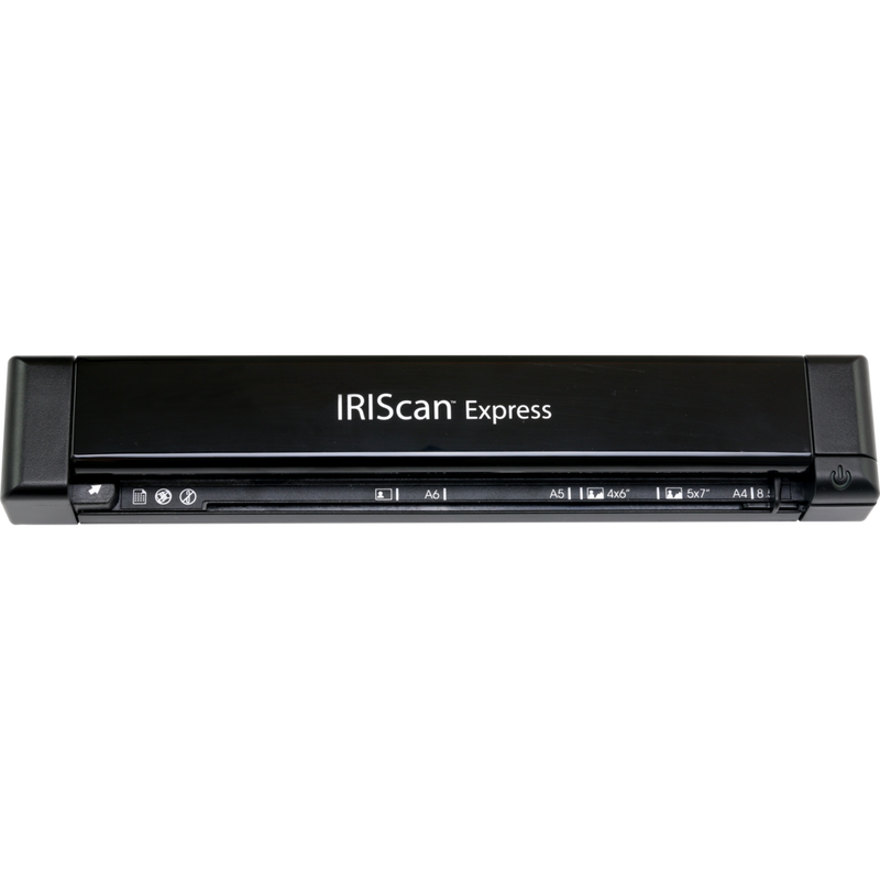 IRIScan Express 4 mobiler Scanner mit Einzelblatteinzug Produkt Ansicht von oben