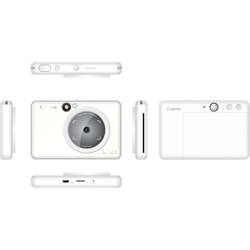 Canon Zoemini S Sofortbildkamera und Mini-Fotodrucker, Perlweiß Produkt Mehrere Blickwinkel