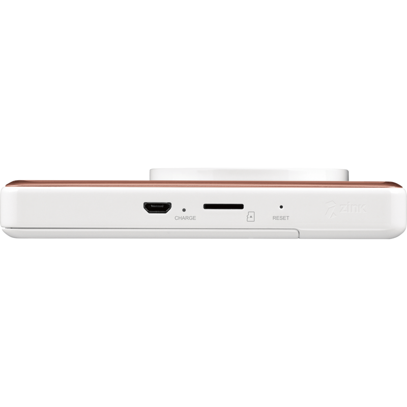 Canon Zoemini S mobile Sofortbildkamera mit Mini-Fotodrucker, Roségold + Tagebuch + Tasche Produkt Ansicht von unten