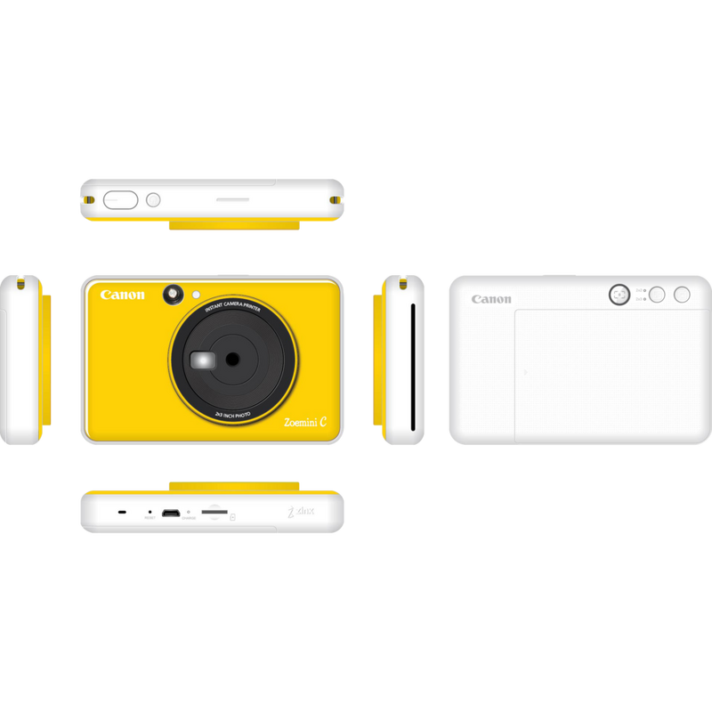 Canon Zoemini C Sofortbildkamera und Mini-Fotodrucker, Bumblebee Gelb Produkt Mehrere Blickwinkel
