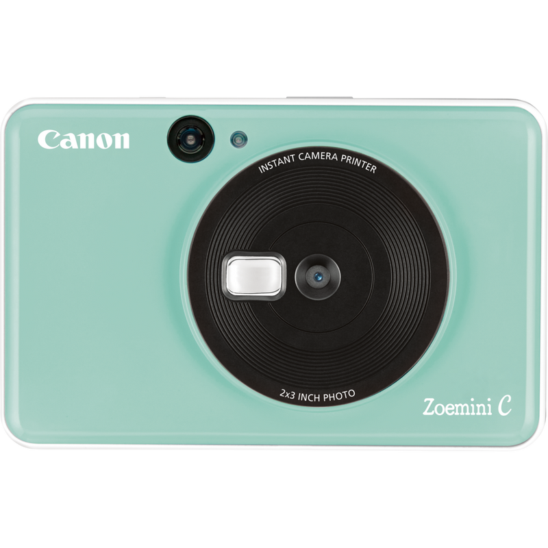 Canon Zoemini C Sofortbildkamera und Mini-Fotodrucker, Mintgrün Produkt Vorderansicht