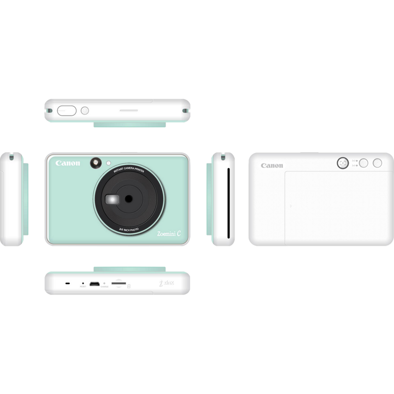 Canon Zoemini C Sofortbildkamera und Mini-Fotodrucker, Mintgrün Produkt Mehrere Blickwinkel