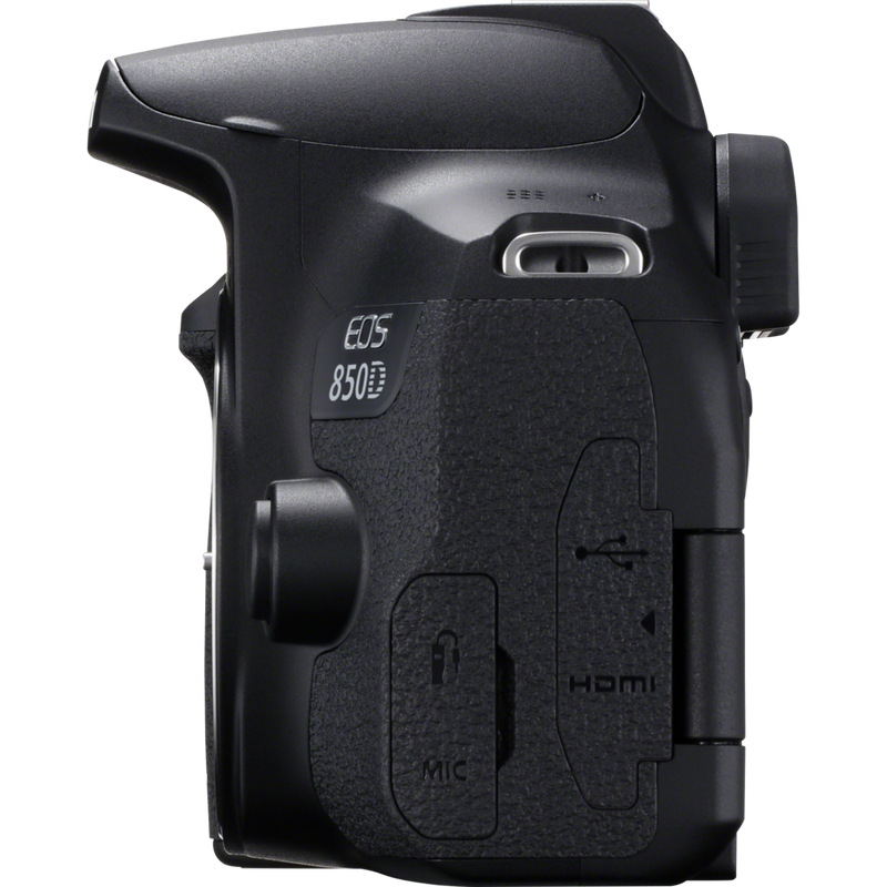 Canon EOS 850D Gehäuse Produkt Ansicht von links