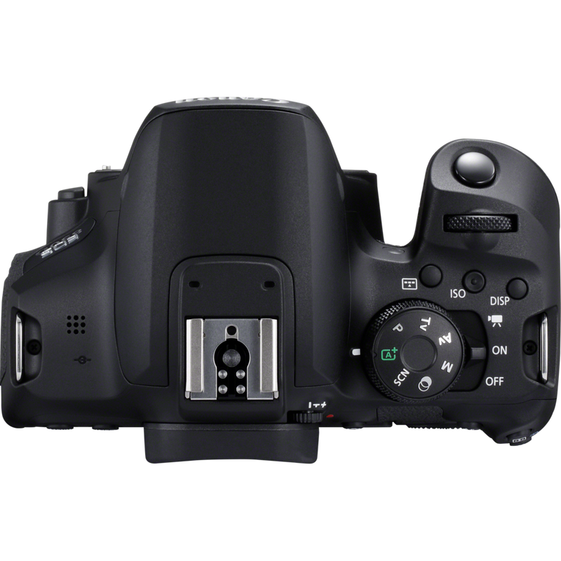 Canon EOS 850D + EF-S 18-135mm f/3.5-5.6 IS USM Objektiv Produkt Ansicht von oben