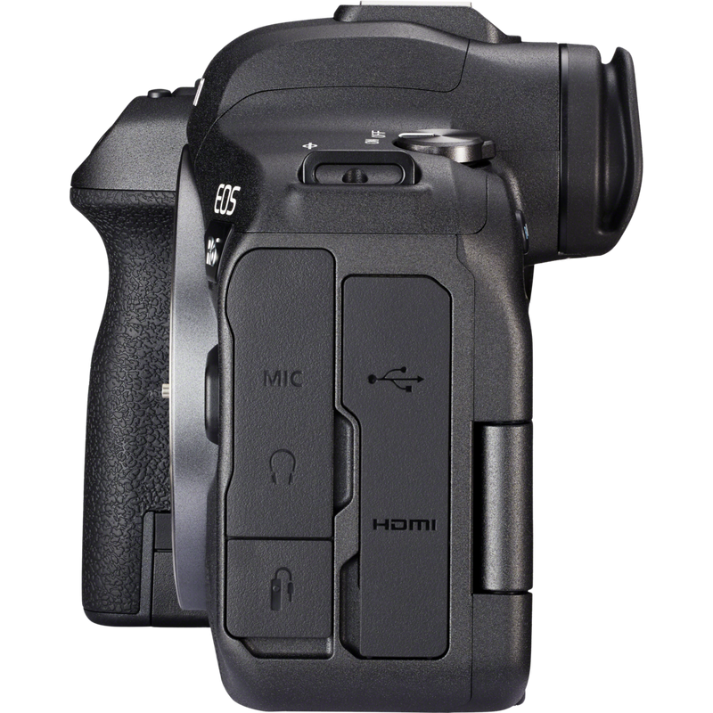 Canon EOS R6 spiegelloses Kameragehäuse Produkt Ansicht von links