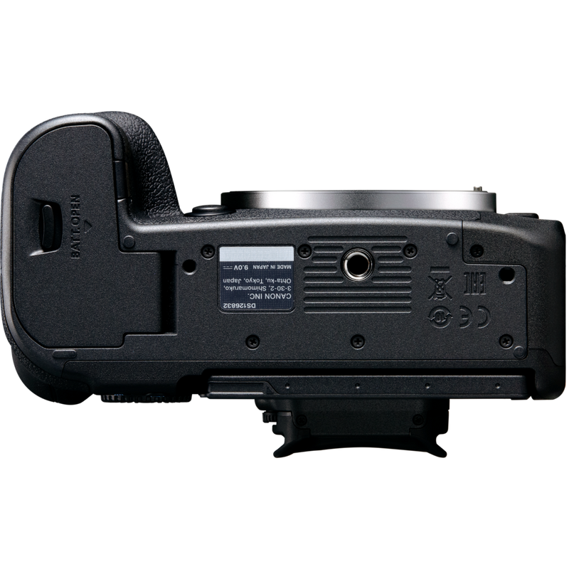 Canon EOS R6 spiegelloses Kameragehäuse Produkt Ansicht von unten