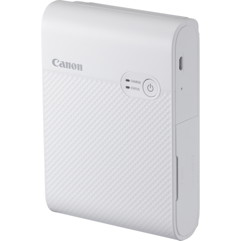 Canon SELPHY SQUARE QX10 mobiler WLAN-Farbfotodrucker, Weiß Produkt Ansicht von rechts