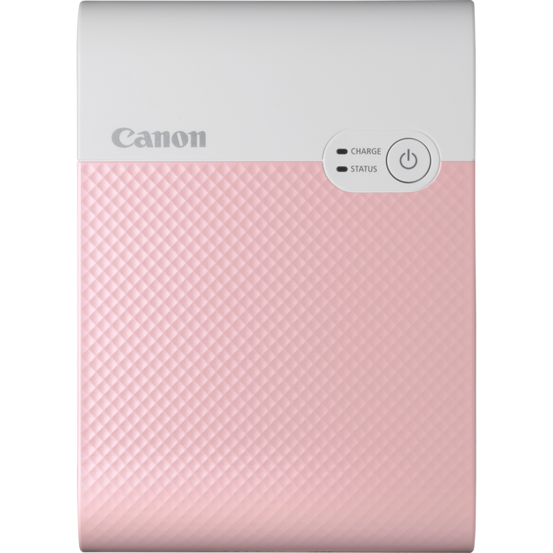 Canon SELPHY SQUARE QX10 mobiler WLAN-Farbfotodrucker, Pink Produkt Vorderansicht