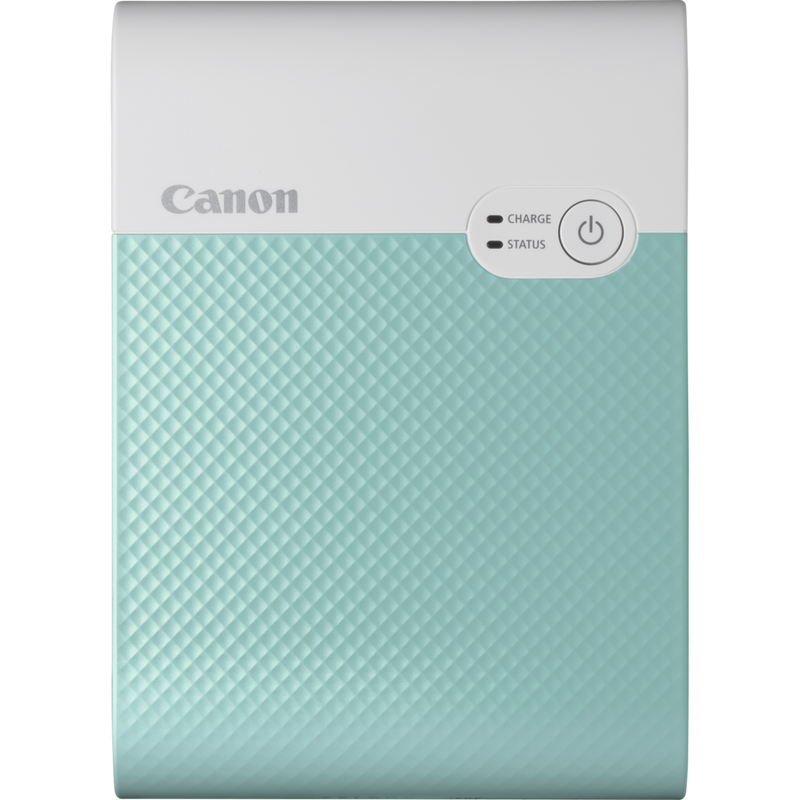 Canon SELPHY SQUARE QX10 mobiler WLAN-Farbfotodrucker, Mintgrün Produkt Vorderansicht