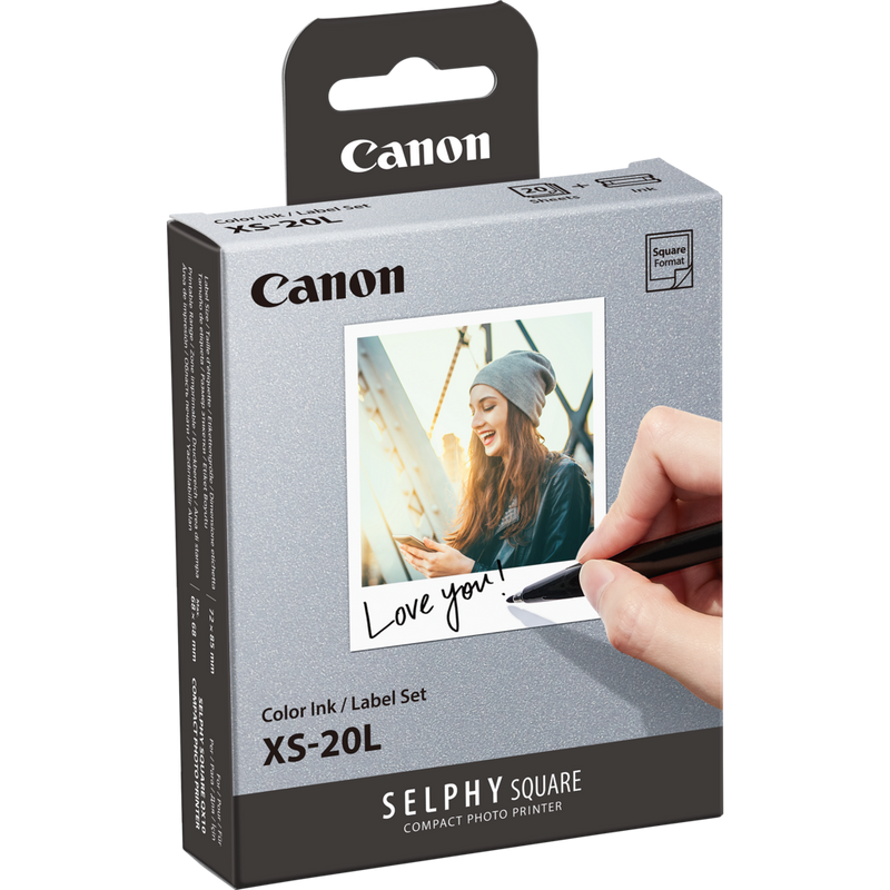 Canon XS-20L Tinte/Papier Set – 20 Drucke Produkt Schrägansicht von vorne