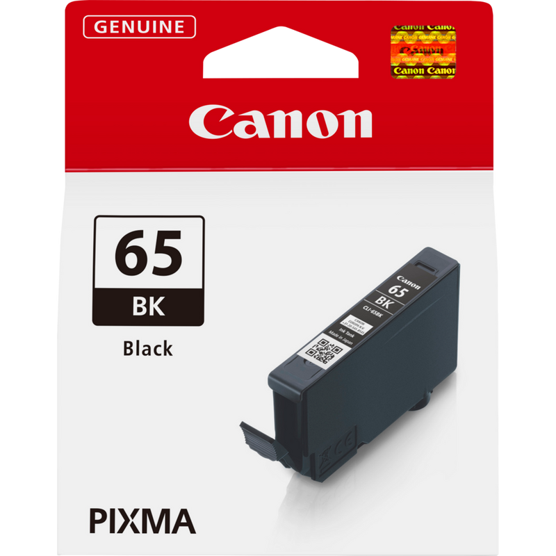 Canon CLI-65BK Tinte Schwarz Produkt Vorderansicht