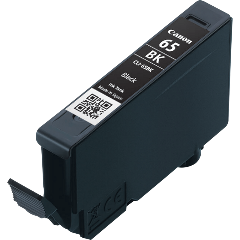 Canon CLI-65BK Tinte Schwarz Produkt Ansicht der Patrone von rechts