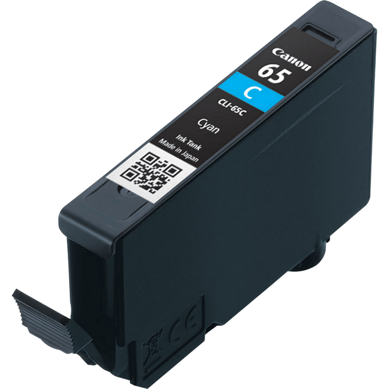 Canon CLI-65C Tinte Cyan Produkt Ansicht der Patrone von rechts