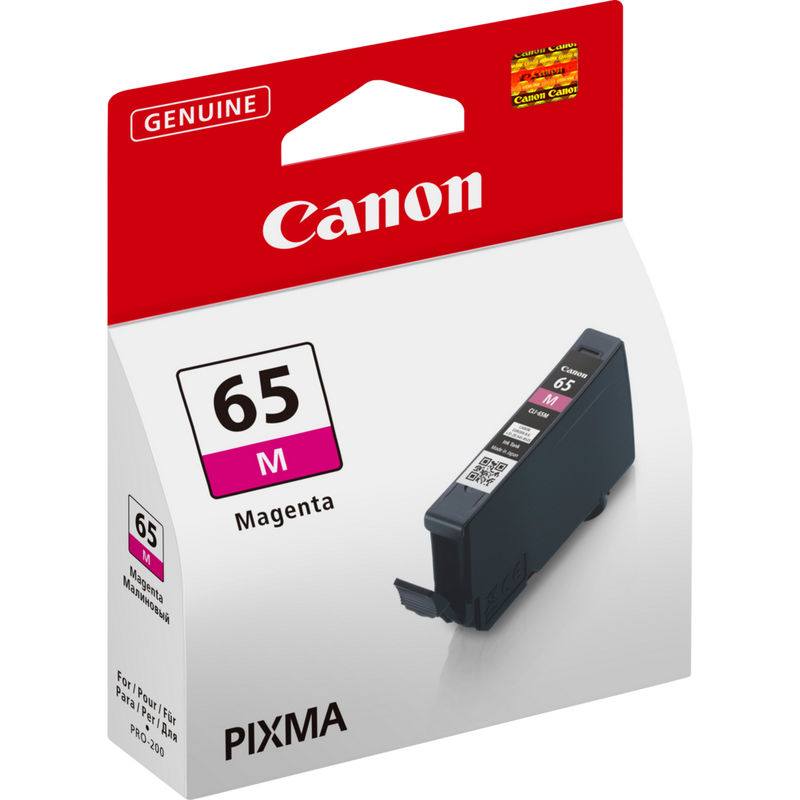 Canon CLI-65M Tinte Magenta Produkt Ansicht von links