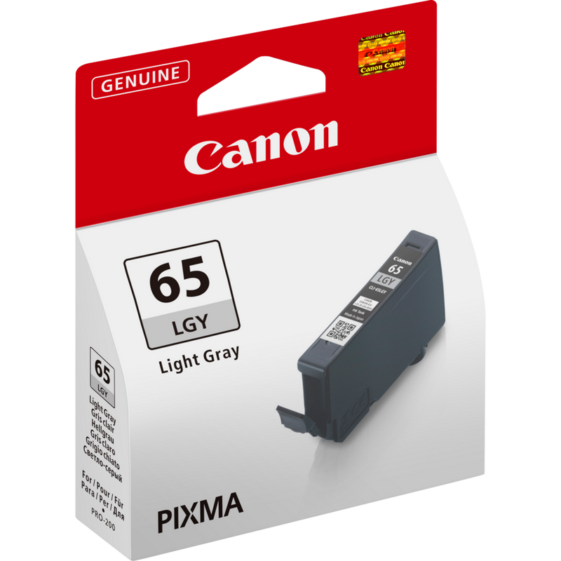 Canon CLI-65LGY Tinte Hellgrau Produkt Ansicht von links