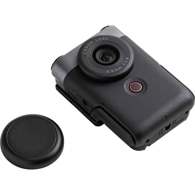 SmallRig Objektivdeckel Produkt Schrägansicht von vorne rechts neben der Kamera