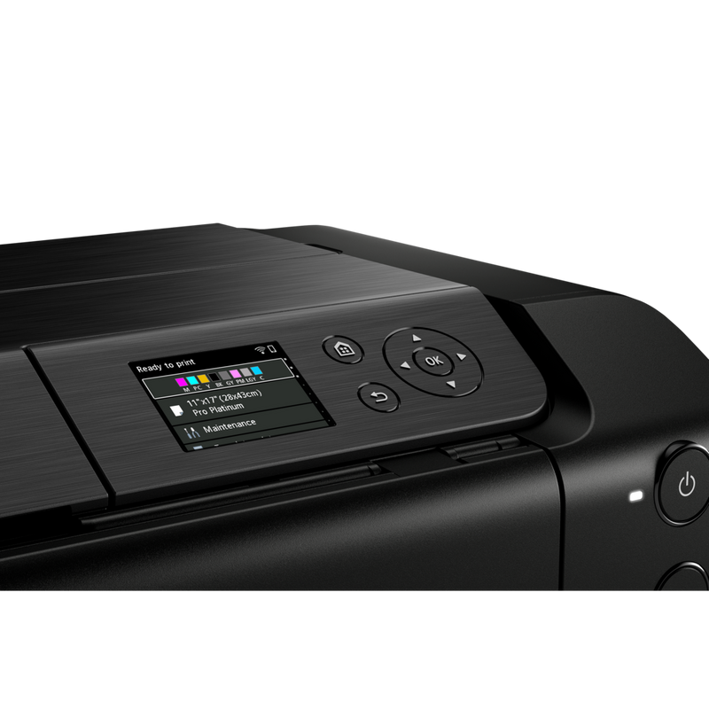 Canon PIXMA PRO-200 A3 Plus Drahtloser Foto-Farbdrucker Produkt Ansicht des Bedienfelds von oben