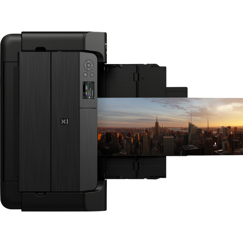 Canon PIXMA PRO-200 A3 Plus Drahtloser Foto-Farbdrucker Produkt Ansicht von oben mit ausgeklapptem Papierfach