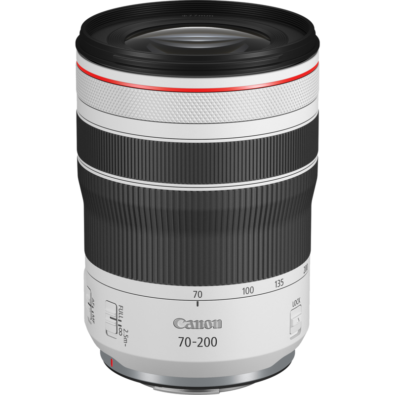Canon RF 70-200mm F4L IS USM Objektiv Produkt Diagonale Draufsicht