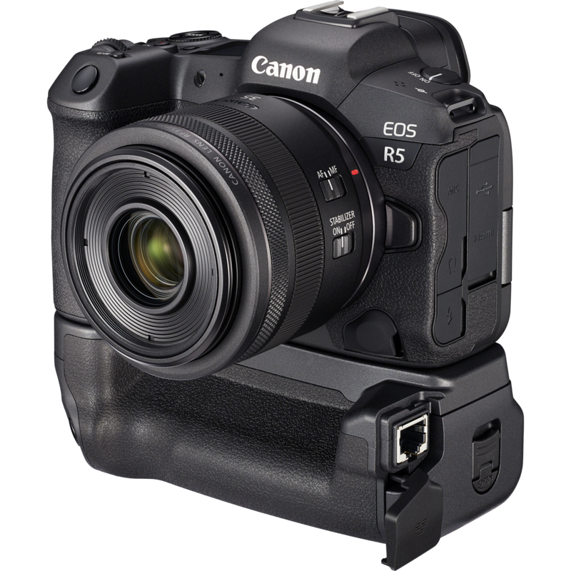 Canon WFT-R10B Wireless File Transmitter Product Right View with port open