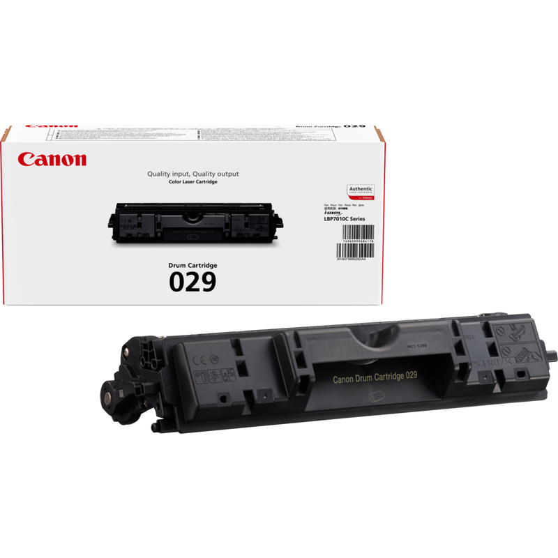 Canon 029 Trommeleinheit Produkt Verpackung und Patrone
