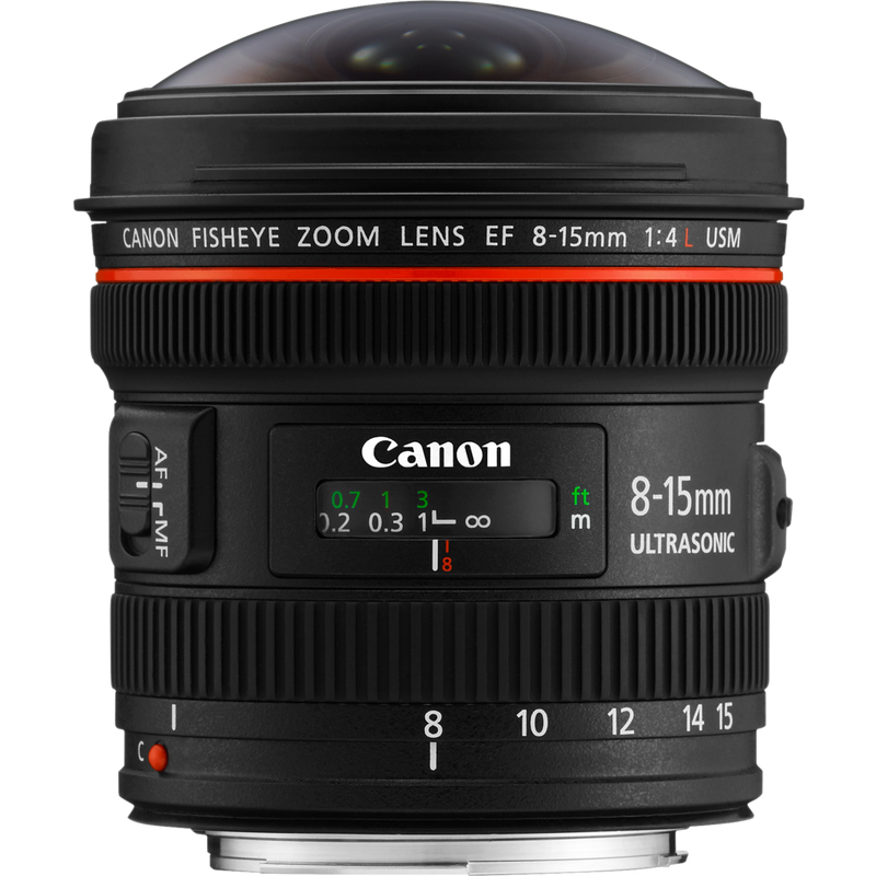 Canon EF 8-15mm f/4L Fisheye USM Objektiv Produkt Vorderansicht