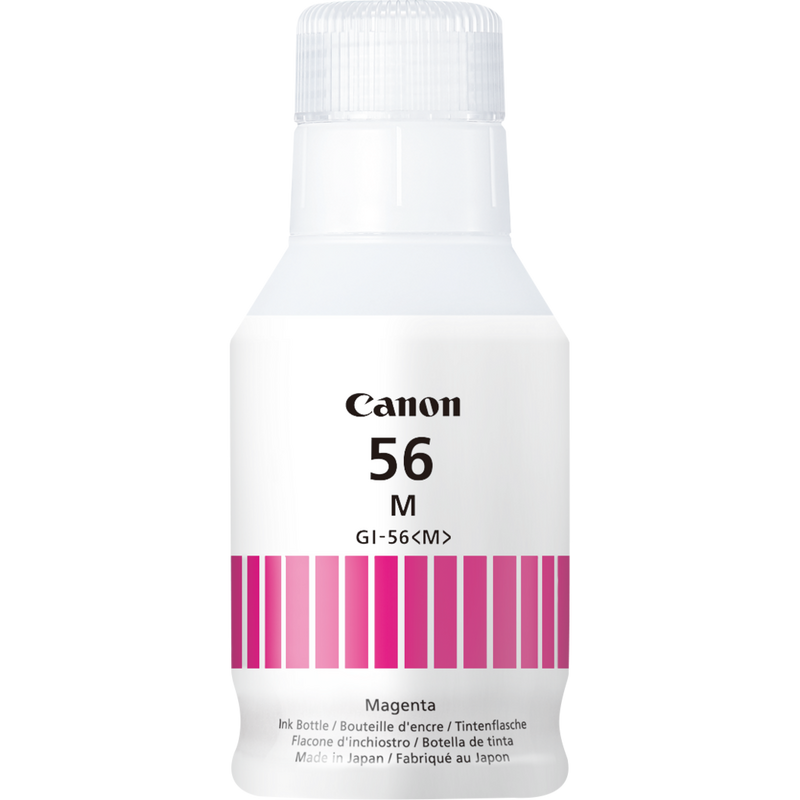 Canon GI-56M Tintenflasche, Magenta Produkt Vorderansicht der Flasche