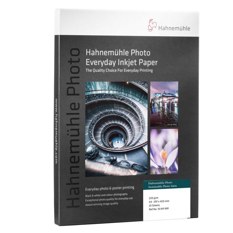 Hahnemühle Sustainable Photo Satin Paper 220 gsm, A3, 25 Sheets Product Deckblatt