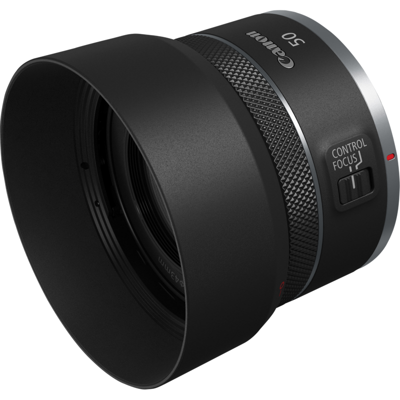 Canon ES-65B Lens Hood Product attached to a lens