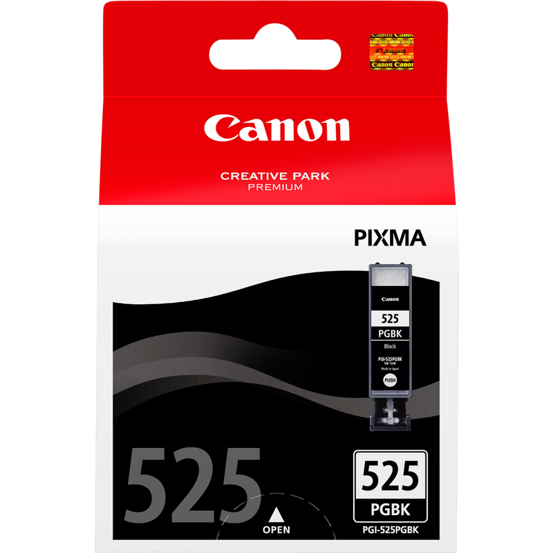 Canon PGI-525PGBK Tinte Pigment-Schwarz Produkt Vorderansicht