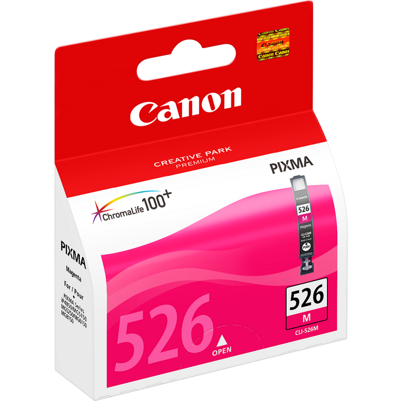Canon CLI-526M Tinte Magenta Produkt Ansicht von links