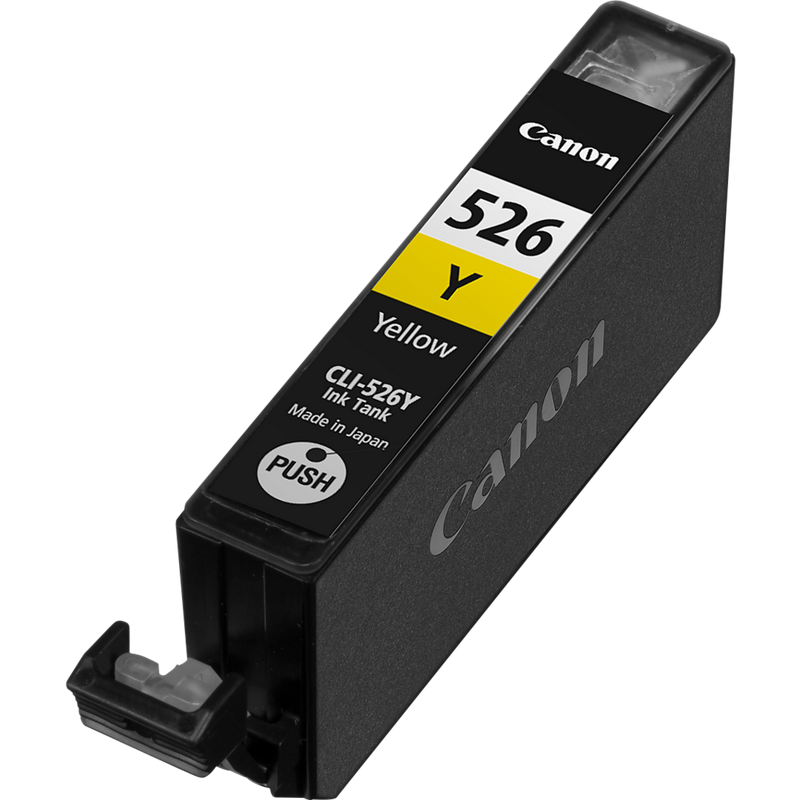 Canon CLI-526Y Tinte Gelb Produkt Ansicht der Patrone von rechts