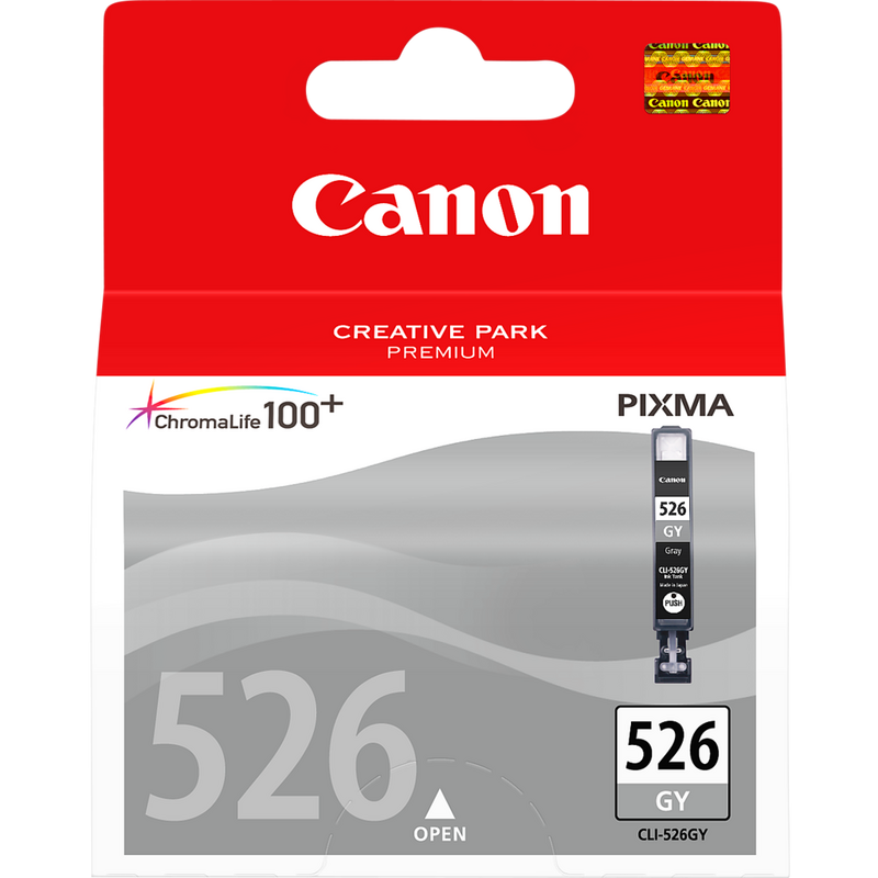 Canon CLI-526GY Tinte Grau Produkt Vorderansicht