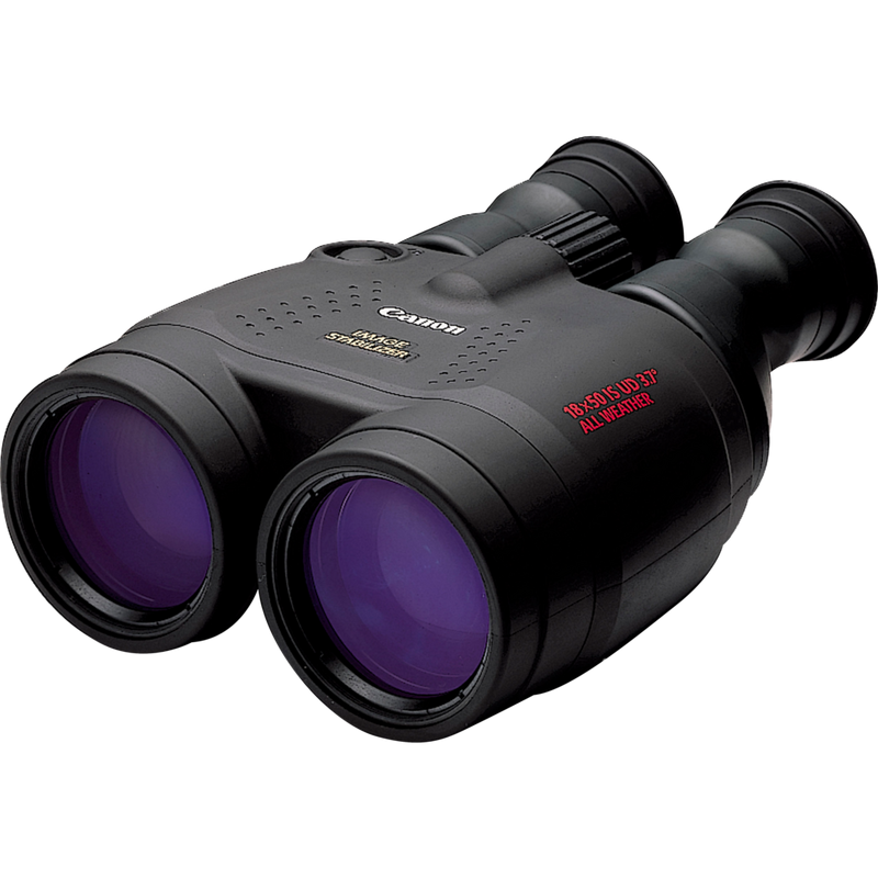 Canon 18x50 IS AW Allwetter-Fernglas Produkt Vorderansicht von links