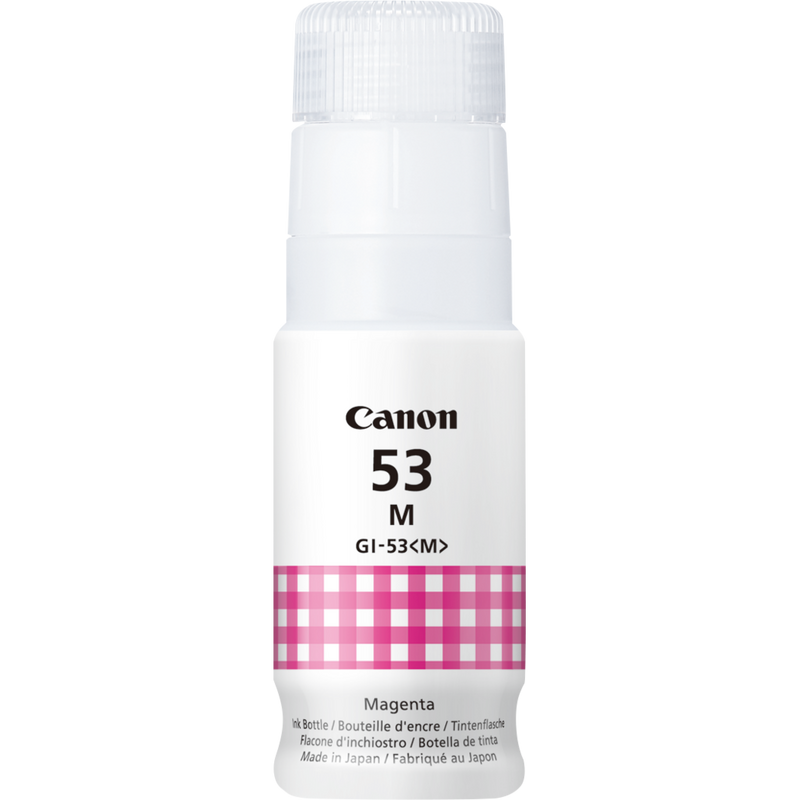 Canon GI-53M Tintenflasche Magenta Produkt Vorderansicht der Flasche