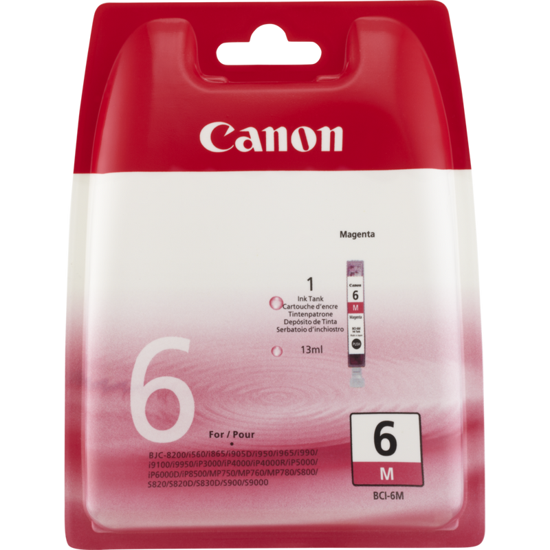 Canon BCI-6M Tinte Magenta Produkt Vorderansicht
