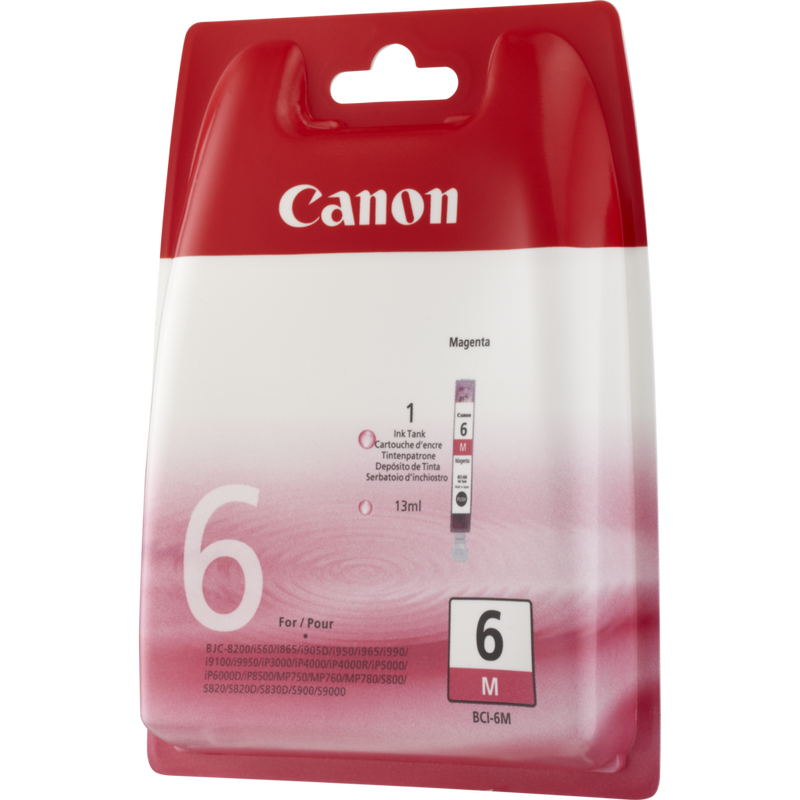 Canon BCI-6M Tinte Magenta Produkt Ansicht von rechts