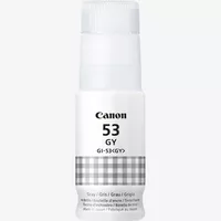 Canon GI-53GY Grau Tintenflasche Produkt Vorderansicht der Flasche