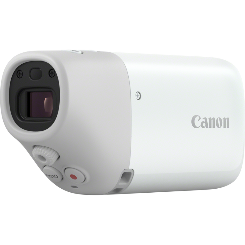 Canon PowerShot ZOOM kompakte Telezoom-Kamera im Spektiv-Stil Basis Kit, Weiß Produkt Ansicht von rechts