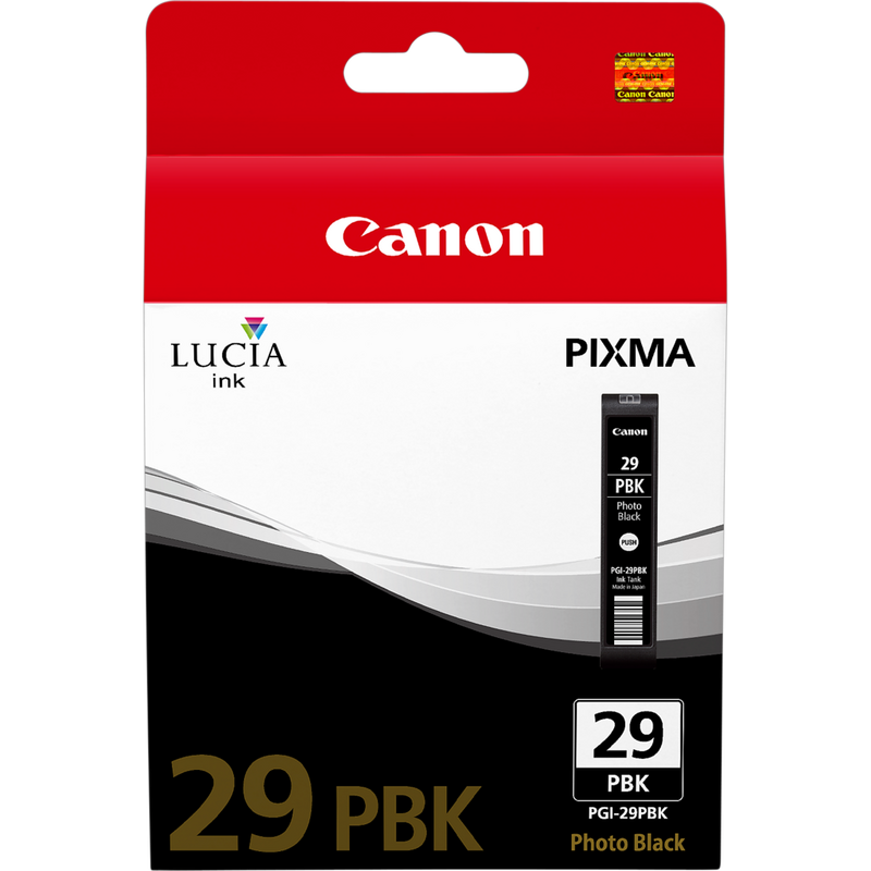 Canon PGI-29PBK Tinte Foto-Schwarz Produkt Vorderansicht