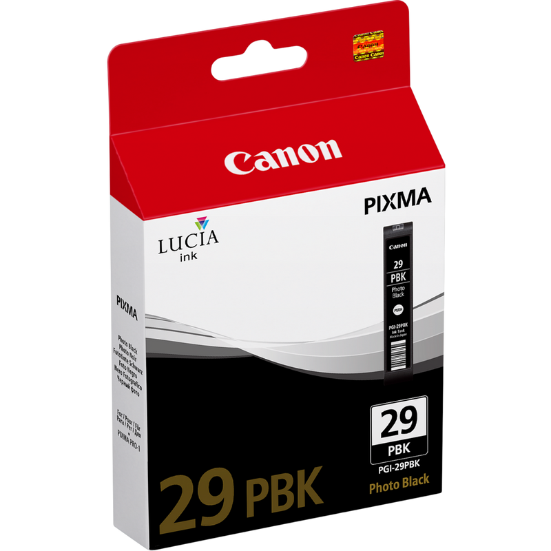 Canon PGI-29PBK Tinte Foto-Schwarz Produkt Ansicht von links